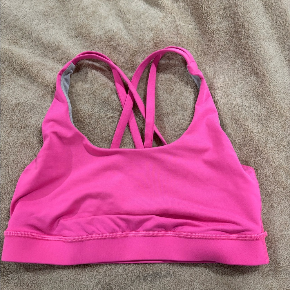 Pink Strappy Sports Bra - Women Intimates & Sleepwear